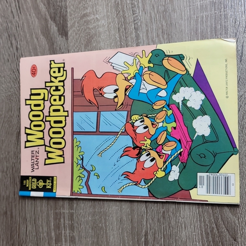 Woody Woodpecker vintage comic book no 186 gold key comics